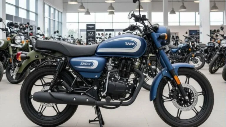 Tata Classic 125 2025 Edition – Dual Disc Brakes, Alloy Wheels & 106 KM/L Mileage at an Unbeatable Discount!