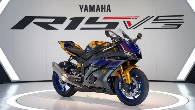 Yamaha R15 V5 2025 : 69KMPL Mileage, 155cc Liquid-Cooled Engine, LED Projector Headlamp & Sharp Aerodynamic Styling at Just ₹5,699 EMI!